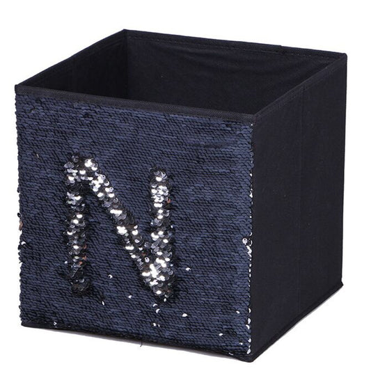 Practical and Fun Sequin Color Flip Foldable Large Storage Box
